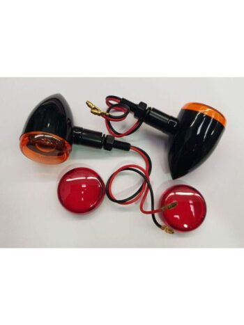 BULLET INDICATORS MINI BULLET BLACK  STUD MOUNT 2040-1041