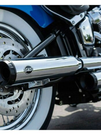GRAND NATIONAL&AMP;REG; SLIP-ONS FOR M8 HERITAGE SOFTAIL CLASSIC & SOFTAIL DELUXE&AMP;REG; MODELS?"CHROME