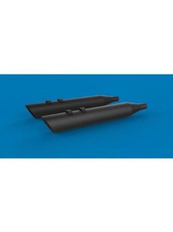 4`` HP-PLUS SLANT DOWN MUFFLERS  BLK /ON SALE kw-202780