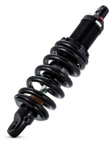 PROGRESSIVE SUSPENSION 465 SERIES 12.6 INCH STANDARD DUTY SINGLE SHOCK IN BLACK ANODIZED FINISH FOR 2018-2023 SOFTAIL MODELS