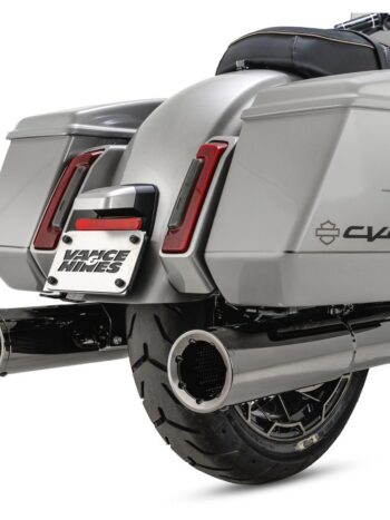 VANCE & HINES  HI OUTPUT SLIP-ONS DARK CHROME M8 TOURING v16468